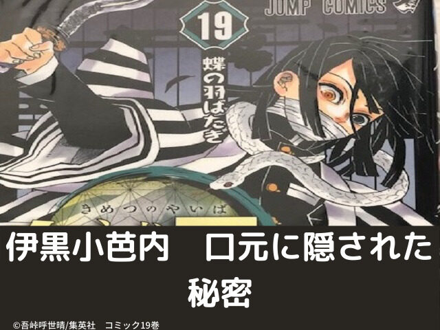 伊黒小芭内の口元に隠された秘密 口元を隠している理由とは 鬼滅なび