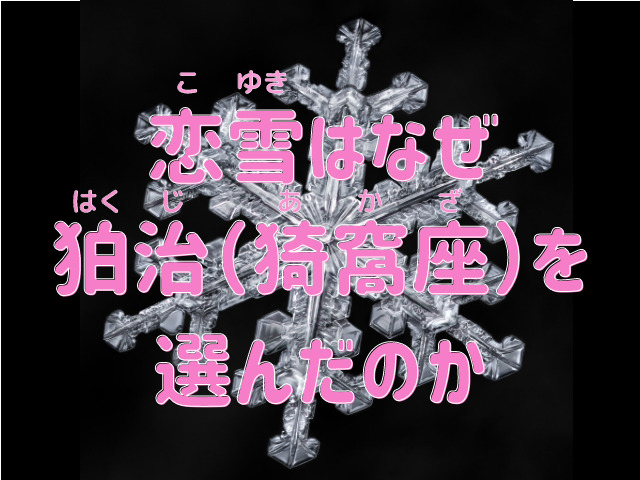 猗窩座 あかざ はなぜ恋雪 こゆき に愛された 美しくも哀しい過去を解説 鬼滅なび