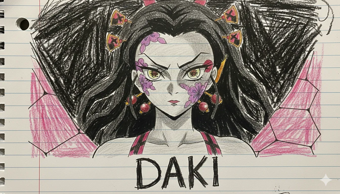 堕姫のイメージイラスト