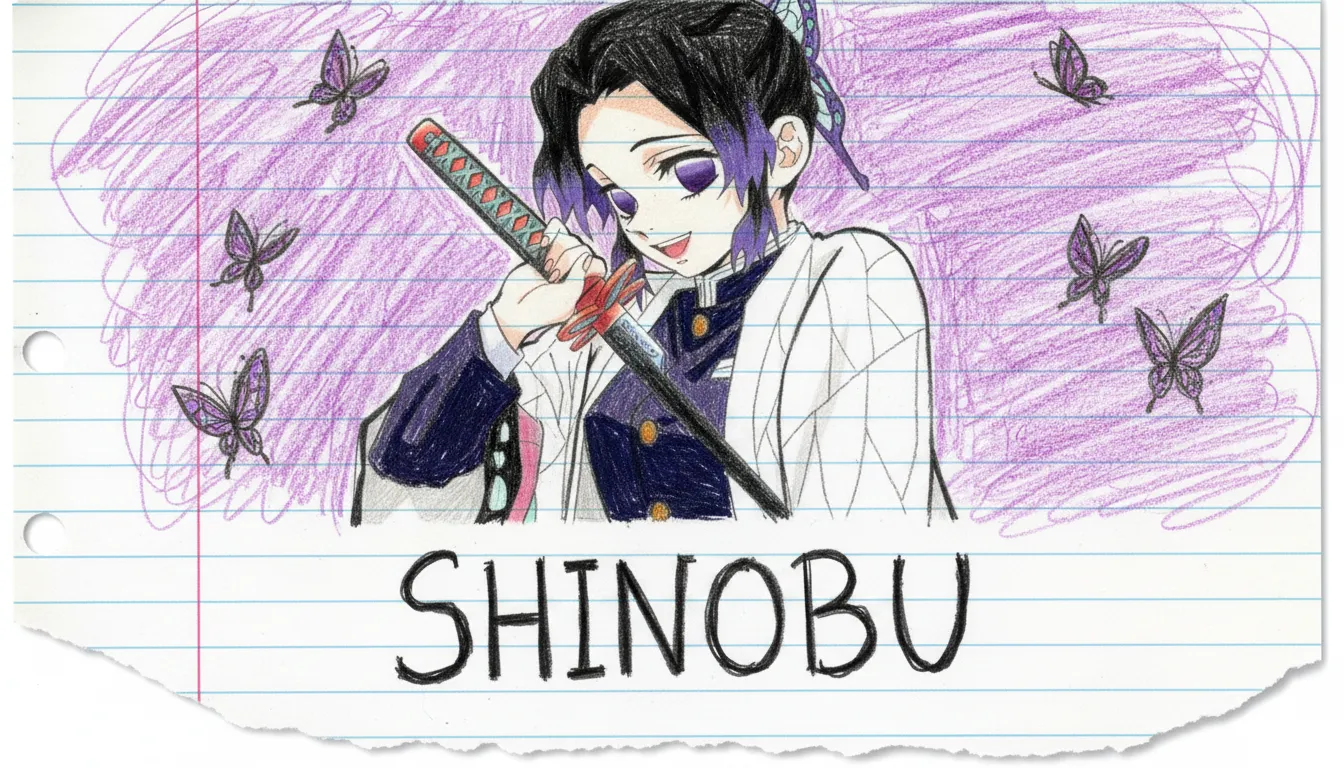 胡蝶しのぶのイメージイラスト